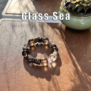 glass sea|root chakra purification|negative energy removal|emotional calm|zen aesthetic|deep sea vibe|high end minimalism|aura protection|natural mixed crystals