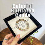 colorful rutilated candy|high frequency energy activation｜body & mind stress relief｜negative energy cleansing｜sweet transparent tone｜mild elegant texture｜multi crystal complementation｜zen spiritual nourishment