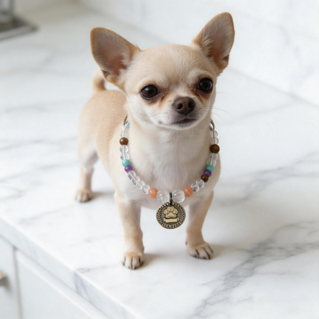starlight guardian|crystal pet collar | blue leather style for small medium dogs & cats